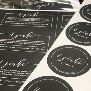 Round custom sticker labels custom logo stickers custom | Etsy