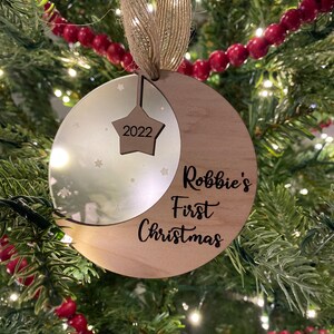 Personalized Babys First Christmas Ornament 2023. Personalized Baby ...