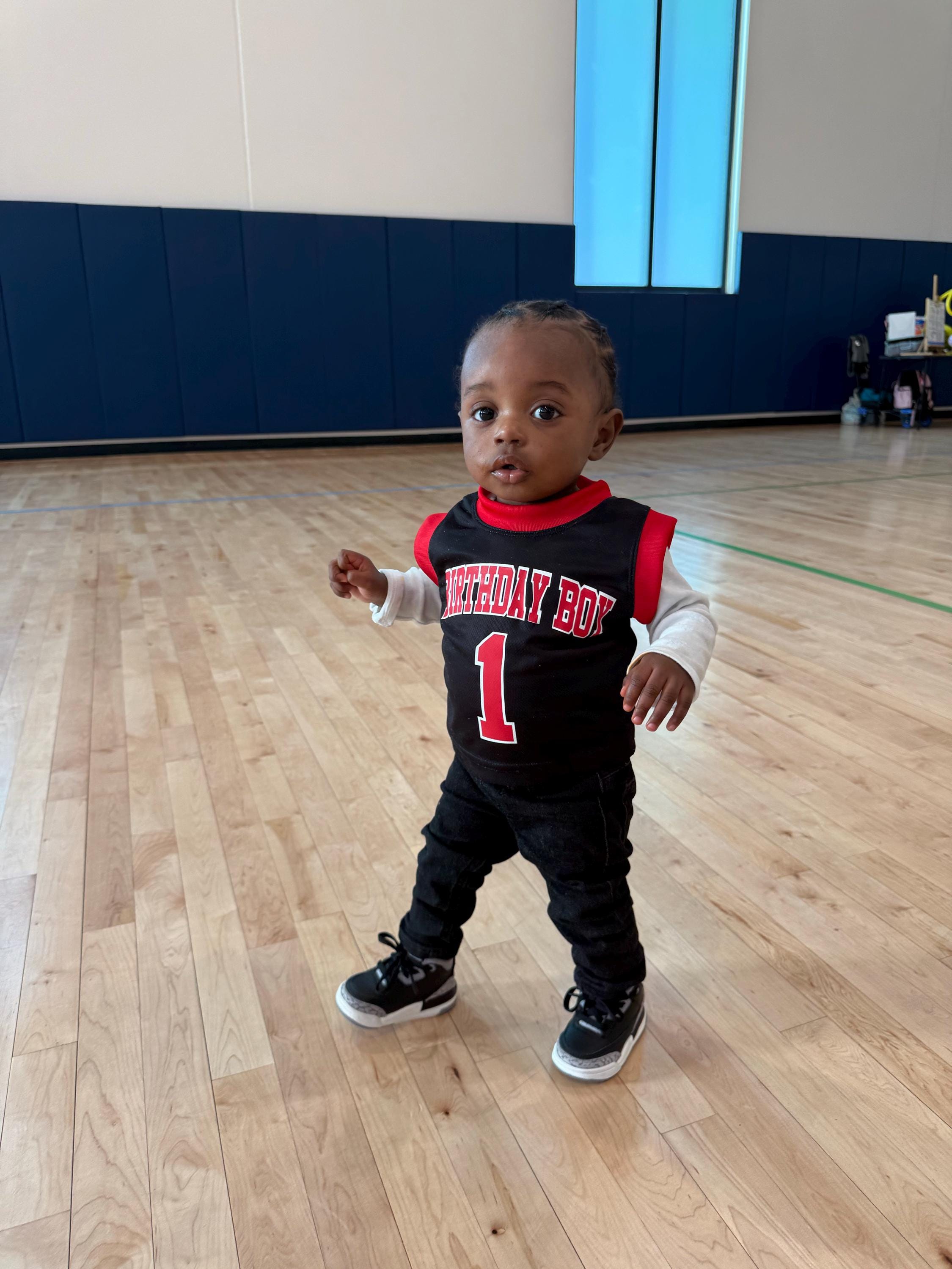 Personalized Kids Basketball Set: Jersey, Shorts, Ball, and Sweatband