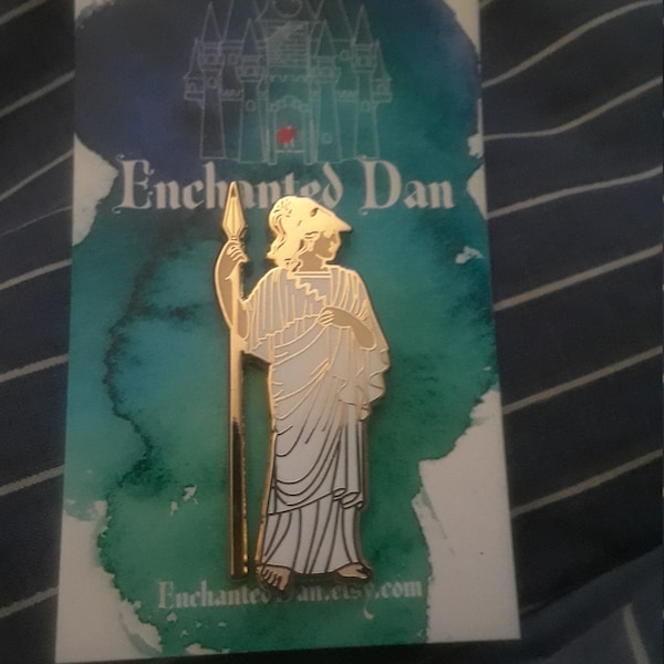 Greek Goddess Athena Enamel Pin - Etsy