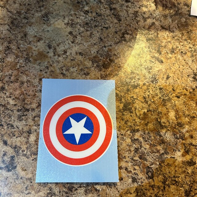 CAPTAIN America's Shield Icon Logo Vinyl Decal Sticker - Etsy