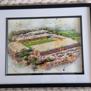 West Bromwich Albion Retro Art Print / the Hawthorns Art Print - Etsy UK