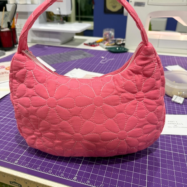 Crescent Bag Sewing Pattern | Beginner Friendly Shoulder Bag (A4 PDF ...