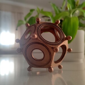 古代ローマの十二面体 – 1:1スケールレプリカ（4インチ