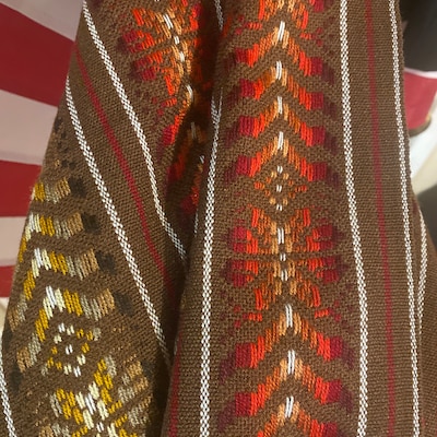 Mexican Woven Rebozo Scarf / Traditional Woven Fabric Rebozo / Mexican ...