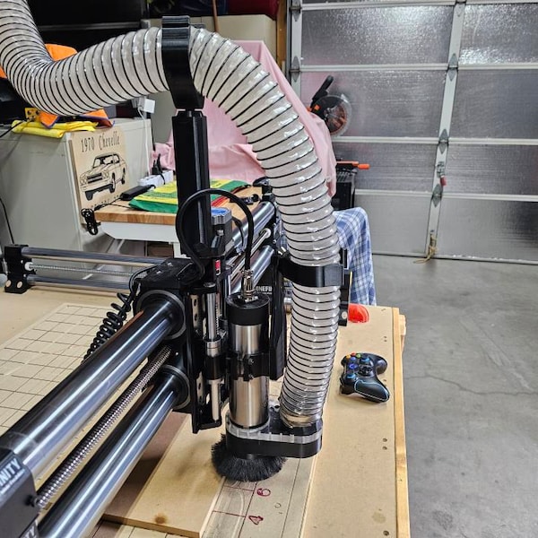 Dust Collector Boot Nighthawk Dust Boot for 80mm Spindle With 2.5 Dust Collection. V2 - Etsy