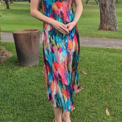 Bridgerton Pastel Purple Georgette Maxi - ALMX02 main image 0