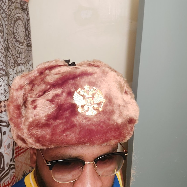 Autentico Russo Militare Marrone Cammello Kgb Ushanka Cappello Con - Foto 5