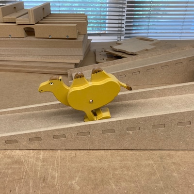 Wooden Ramp Walker Turtle Plans, Wooden Toy DIY Project , Vectors and ...