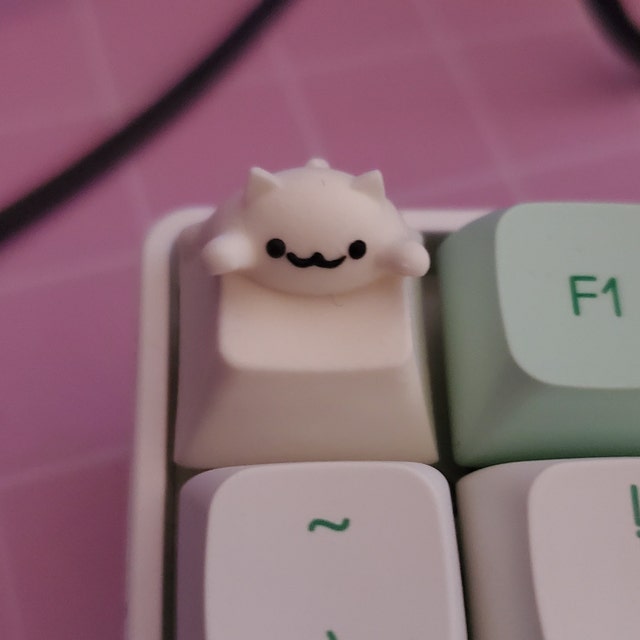 Catty Keycap (bongo Cat Meme Inspired) - Bongo Cat Keycap 