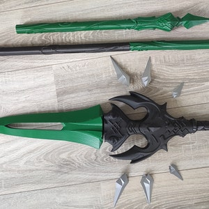 Genshin Impact, DIY KIT (unpainted) Primordial Jade Spear, Xiao ...