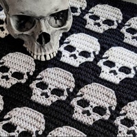 The Catacombs Pack Mosaic Crochet Skull Patterns by Sixel Design - Etsy ...