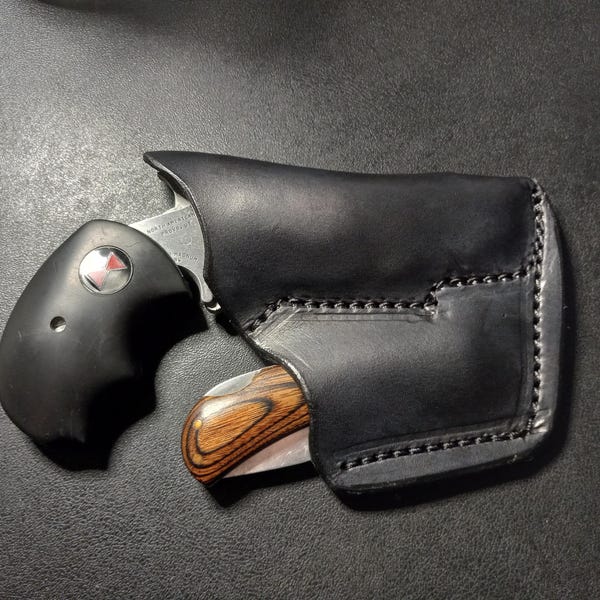Holster for North American Arms 22 Mag... OWB Right Side Belt Clip. Tan