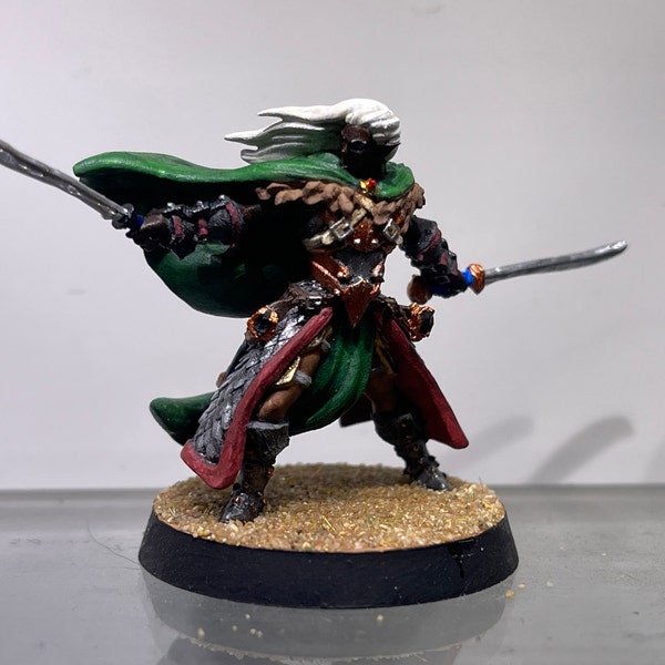 Drizzle Drow Elf Ranger 28mm or 32mm D&D 3D Resin Printed Miniature ...