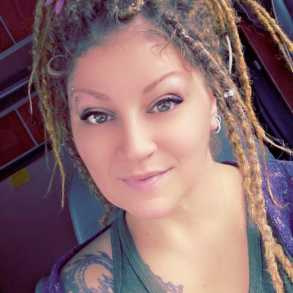 Men DE Dreadlocks Hair Extensions Full Set Synthetic Dreads Soft and