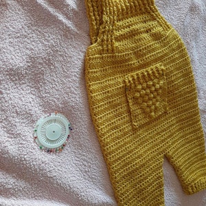 Crochet Pattern Baby Overalls Newborn to 24 Months - Etsy