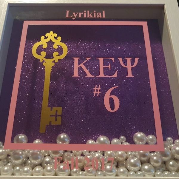 Personalized KEY Shadow Box - Etsy