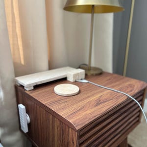 Marble Cube Cable Holder/ Cable Management Holder/Cable Organiser/Desk Cable Holder/Cable Keeper/Cable Tidy Gift for him/her Birthday gift
