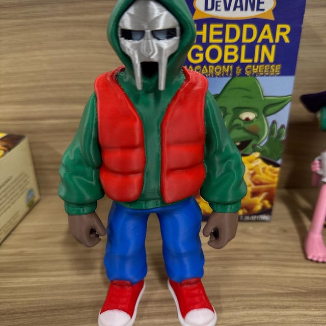 [HIP HOP] MF DOOM ミニフィギュア本体のみ　レア物 Mf Doom Rapper Figure - Etsy