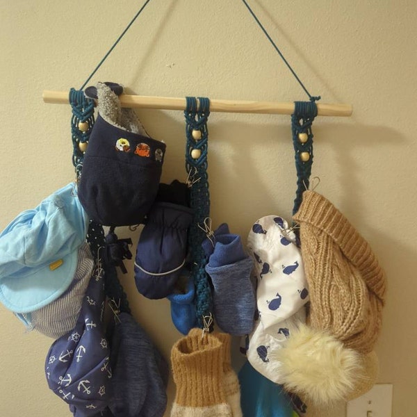 Personalized Cap Rack, Hat Storage, Gift for Him for Dad, Closet ...