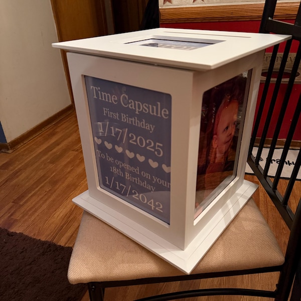 Time Capsule // 1st Birthday Custom Time Capsule // Personalized Time ...