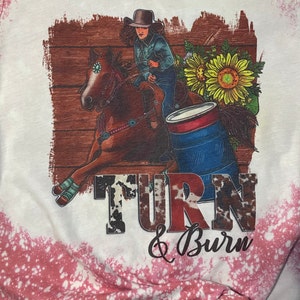 TGBJE Barrel Racer Make-up-Tasche – Western-Design, 17x23,5x5,1 Cm, Canvas, Für Cowgirls & Pferdefans