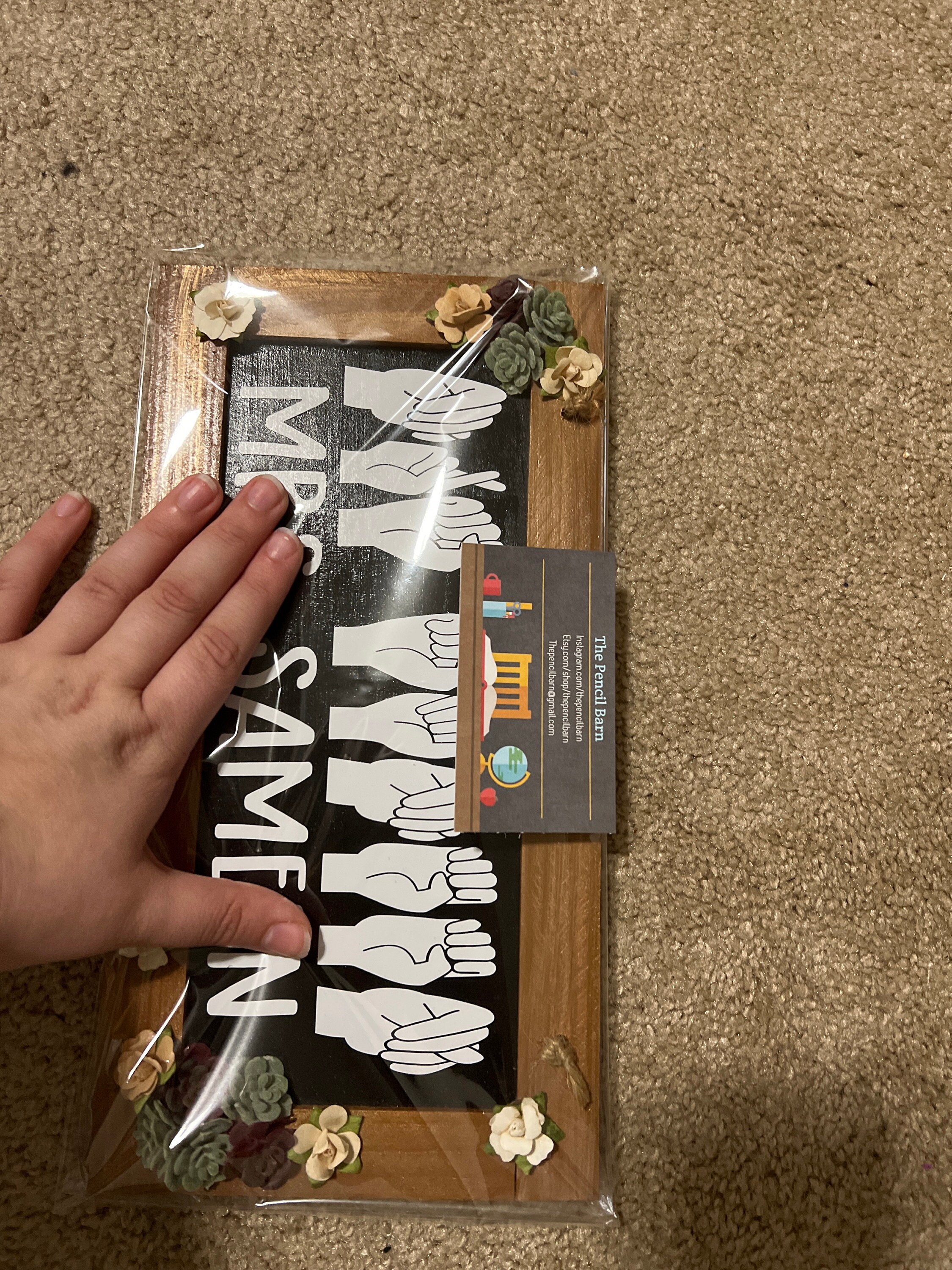 ASL Teacher Gift, Sign Language Teacher Appreciation Gift, Teacher