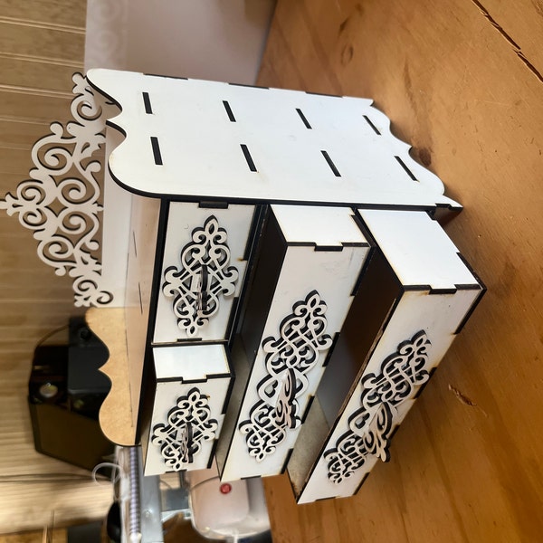 Chest of Drawers Laser Cut Svg Files, Decorative Jewelry Box Files ...