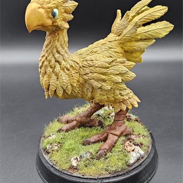 Chocobo Model Inspector Chocobo - Final Fantasy Figurine Model| Multiple Sizes | Fully Colored ...