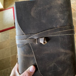 LEATHER JOURNAL Lined Paper for Men and Women Soft Vintage Rustic ...