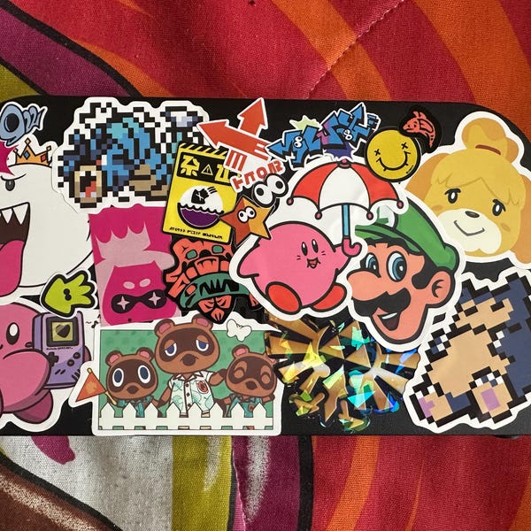 Splatoon Stickers Splatoon Inspired Fan-art Badge Stickers 100 ...