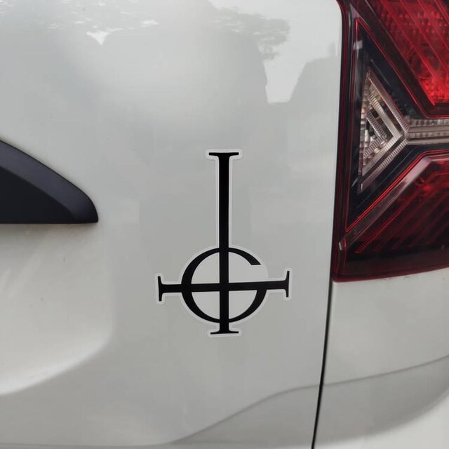 Ghost Grucifix Stickers UK