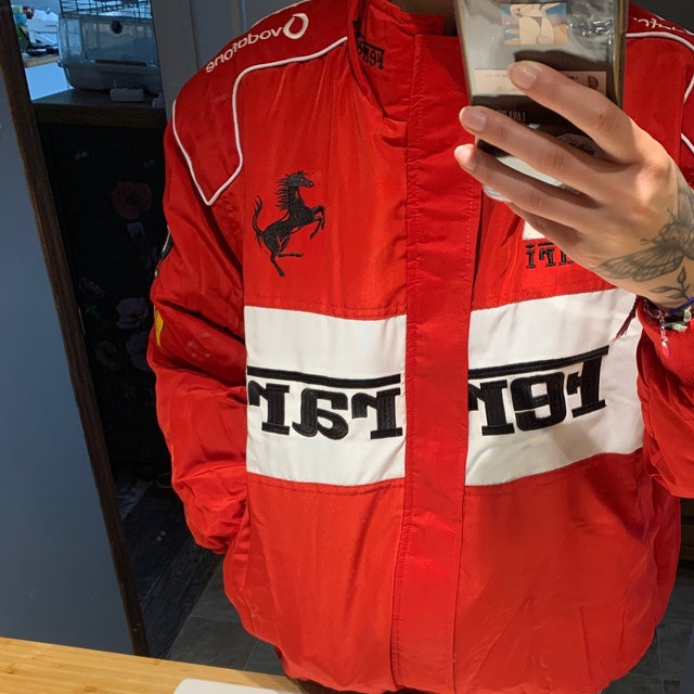 Red ferrari jacket shop lana del rey