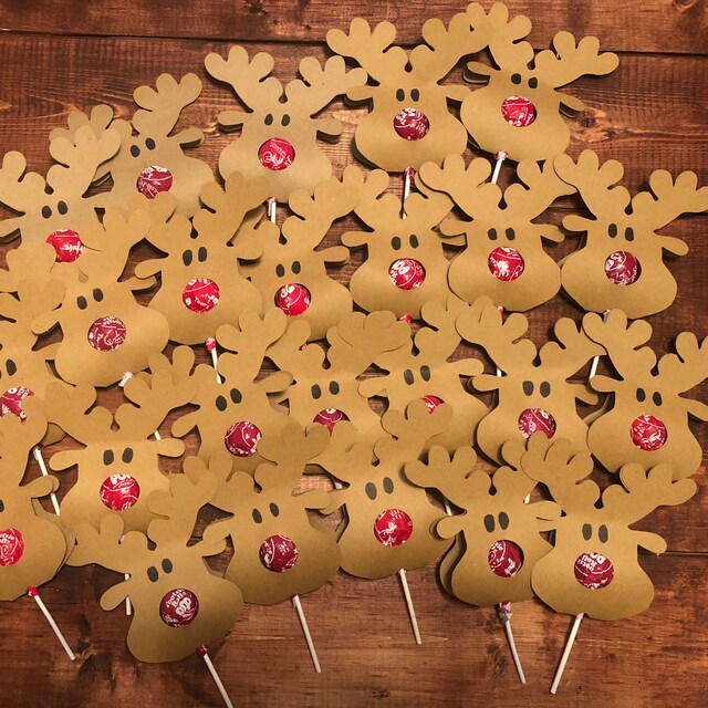 Download Reindeer Lollipop Holders SVG file | Etsy