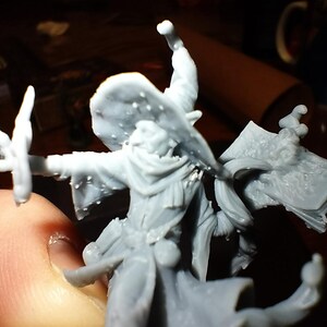 Goblin Wizard With Big Hat/ DND Unpainted Mini - Etsy