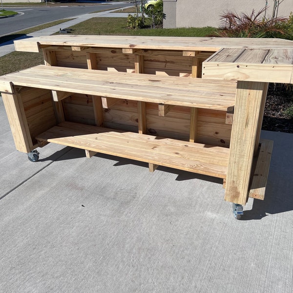 Thomas L Shape Outdoor Home Bar - Etsy