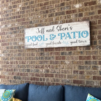 Better to Wake at the Lake Large Custom Canvas Sign Lake House - Etsy