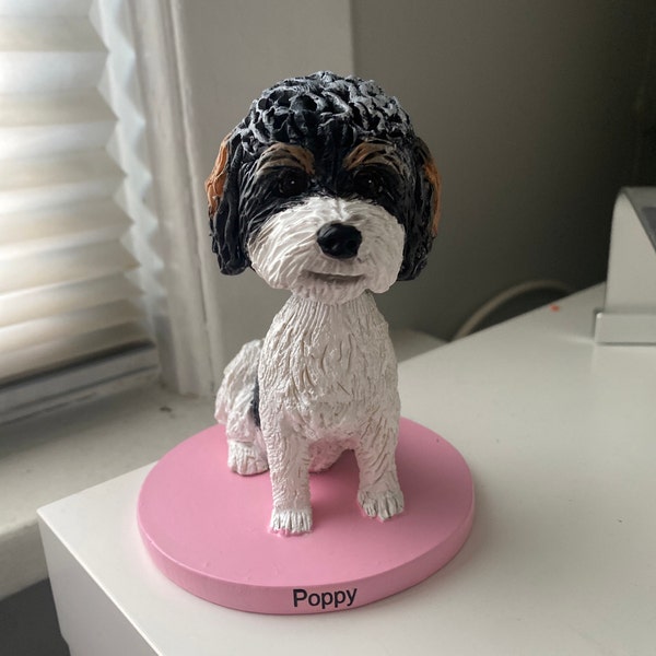 Brown Big Dog Bobblehead - Personalized Pet Gift main image 1