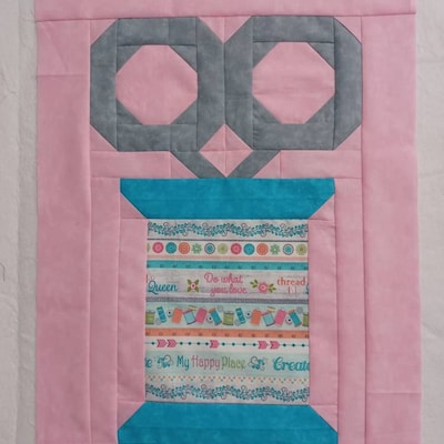 FANCY SCHMANCY Log Cabin Quilt Pattern Pdf Fat Quarter Friendly Etsy