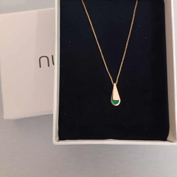 GOLD OVAL NECKLACE main image 0