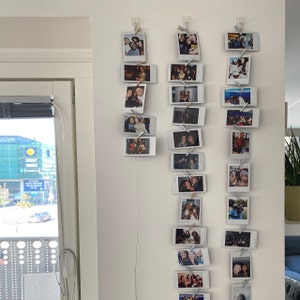 Vertical Cable Photo Display, Room Decor Clothespeg Wire Picture Hanger ...