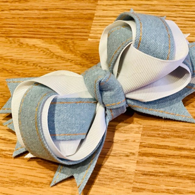 andmary Baby ribbon denim XS ③ ANDMARY】Baby ribbon denim