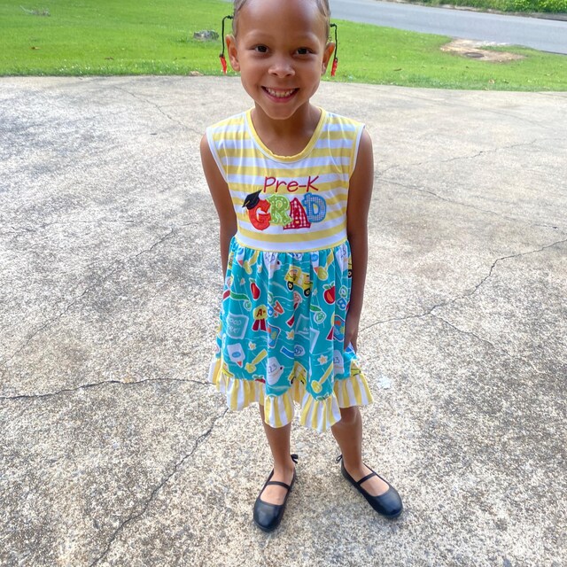 Pre-k Graduation Dress, Pre-k Graduation Outfit, Last Day of Pre-k Shirt,  Pre-k Graduation Dress, Pre-k Graduation, Pre-k Grad Dress - Etsy