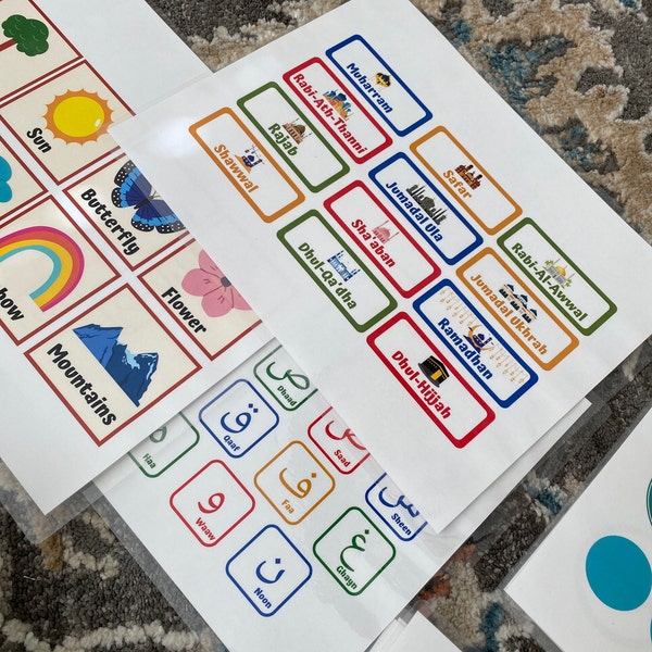 Islamic Toddler Busy Book, Islamic Themed Learning Binder, Ramadan ...