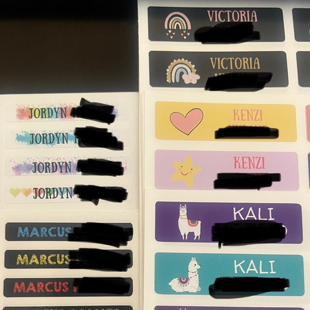 Mini Name Labels for School Supplies - Starlight Labels – starlightlabels