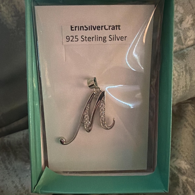 Ciondolo Lettera L In Argento 925 TheCharmWorks - Gioiello Personalizzato