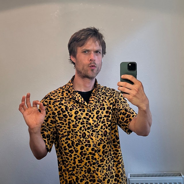 トップス ensou. Charming Man Shirt Leopard 21AW 81EIEXNNOBL._UY1000_.jpg