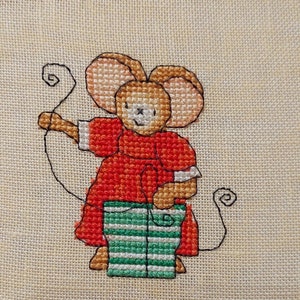Furry Tales Scarecrow Mouse Cross Stitch Pattern Lucie - Etsy