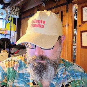 Atlanta Hawks Tremors2 Dad Cap Burt 
