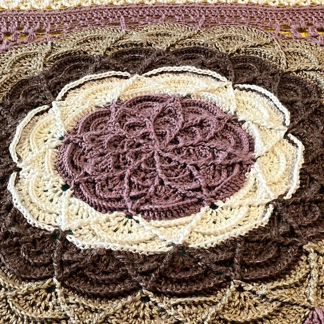 Flower Puddles Mandala Blanket Crochet Pattern - Etsy